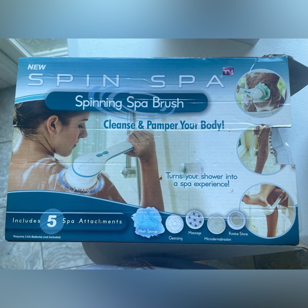 Spin Spa Spinning Spa Brush with Attachments